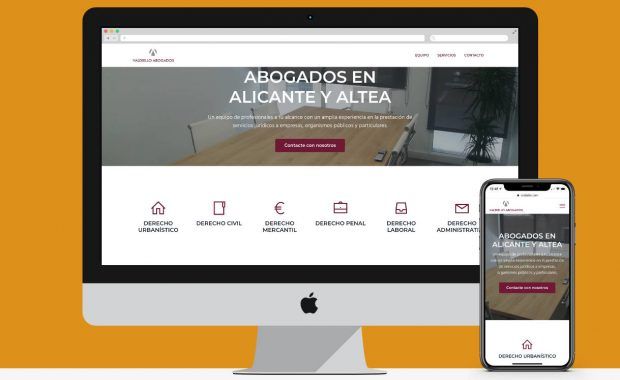 Diseño web abogados Alicante